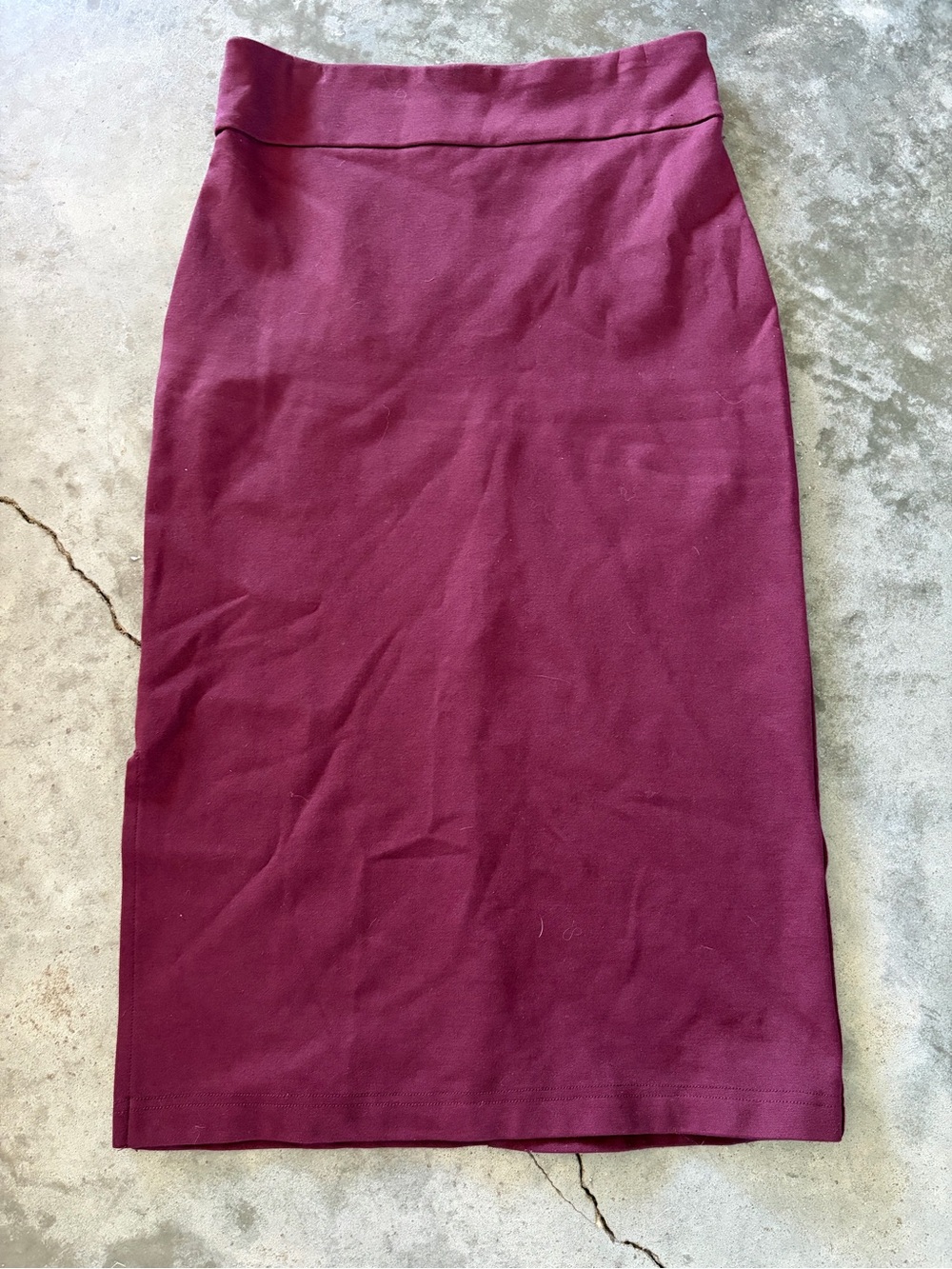 Nine West Wine Pencil Skirt